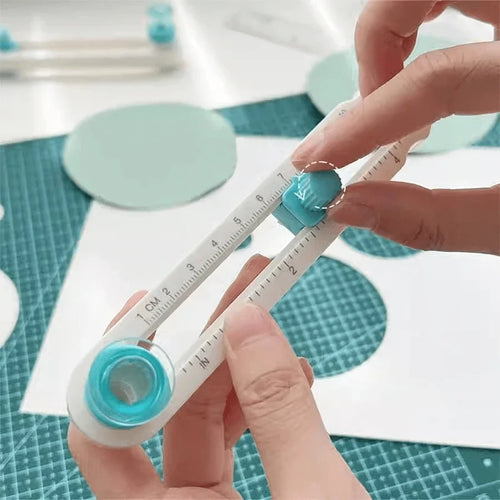 360° Adjustable Circle Cutter – Precision Round Paper Cutting Tool for Kids & Crafters