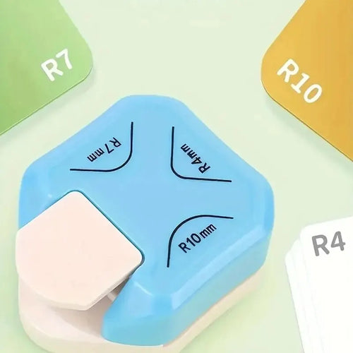 3-in-1 Corner Punch Tool – Round, Flat & Angled Corners for Cards & Crafts